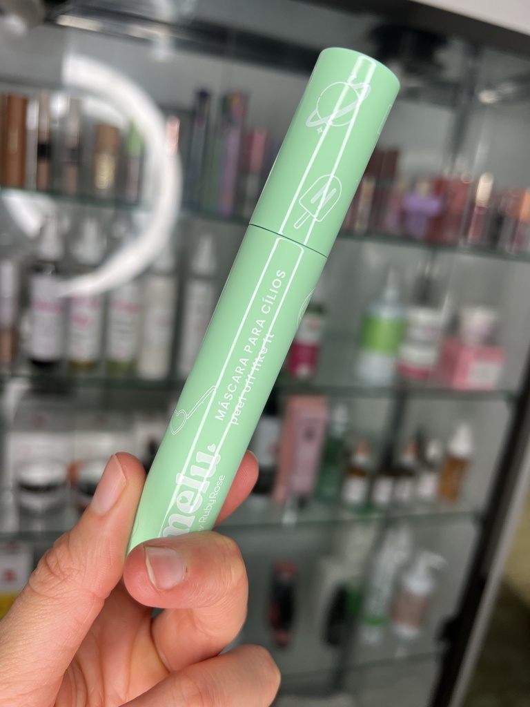Mascara para Pestañas Melu Cilios Peel Off Callenge Verde 