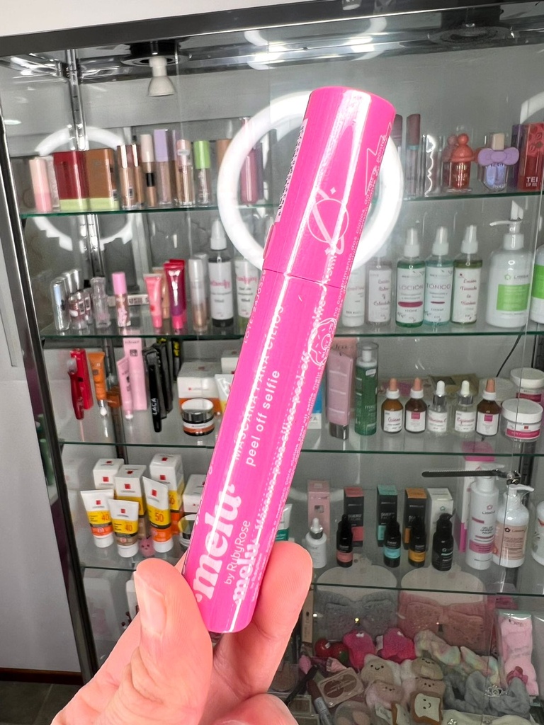 Mascara de Pestañas Melu Cilios Peel Off Selfie Rosa 