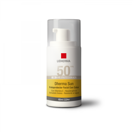 Protector Solar Dherma Sun Fluido Con Color FPS 50